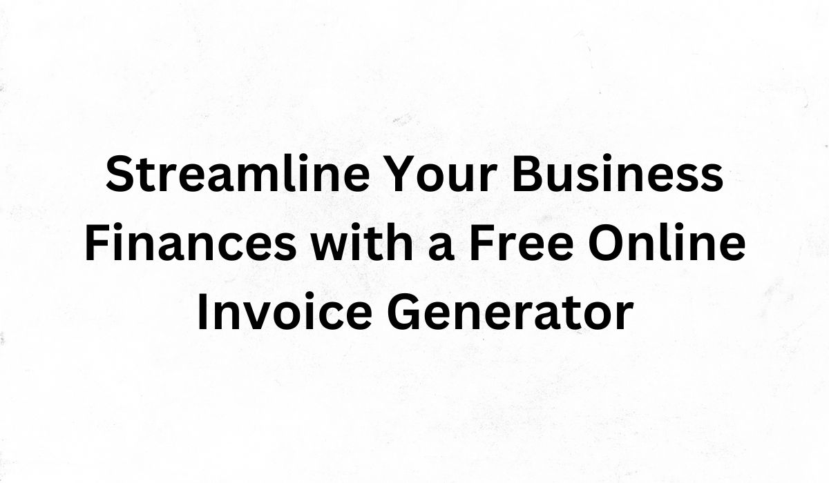 Free Online Invoice Generator